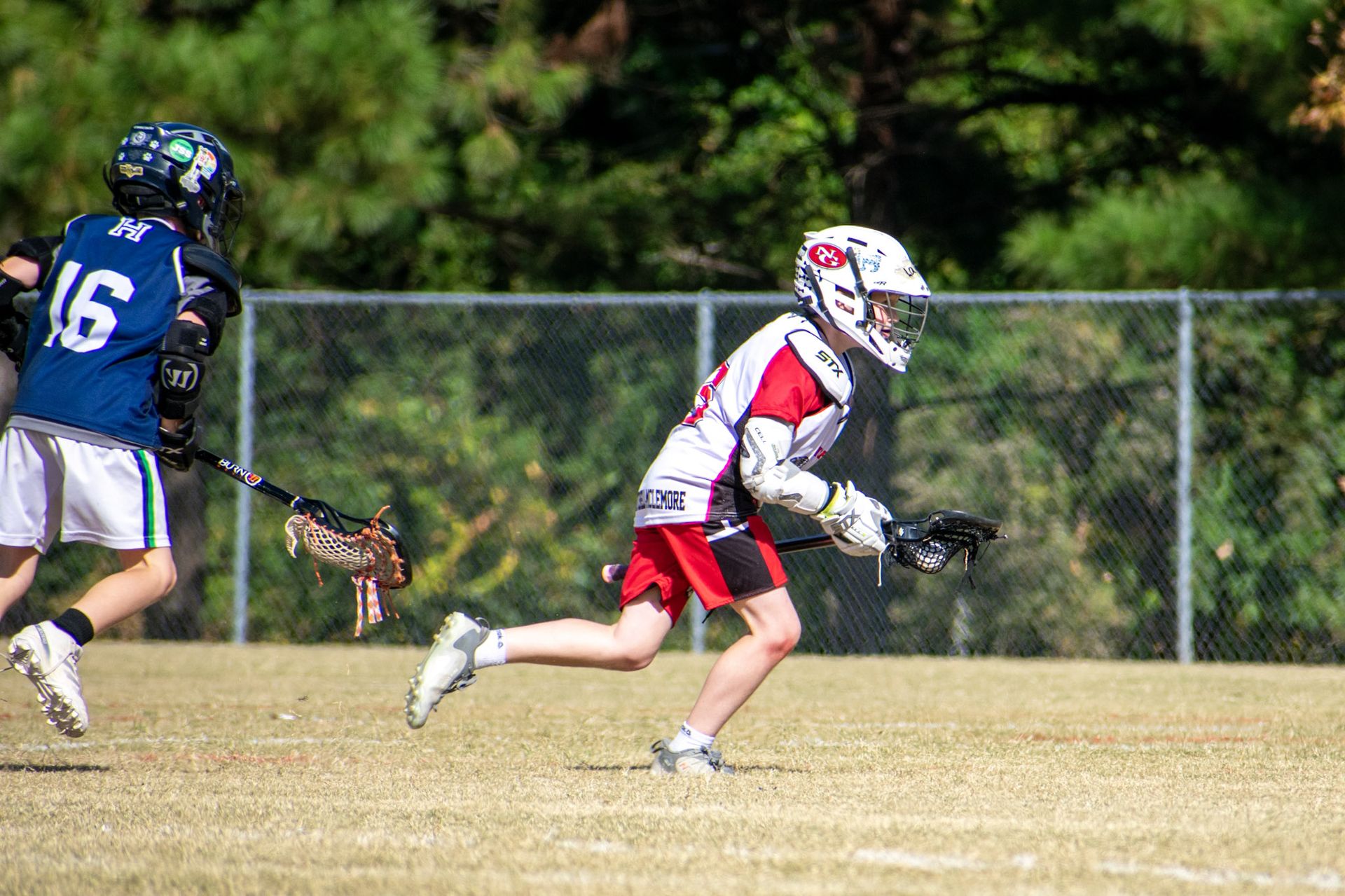 Boys lacrosse player