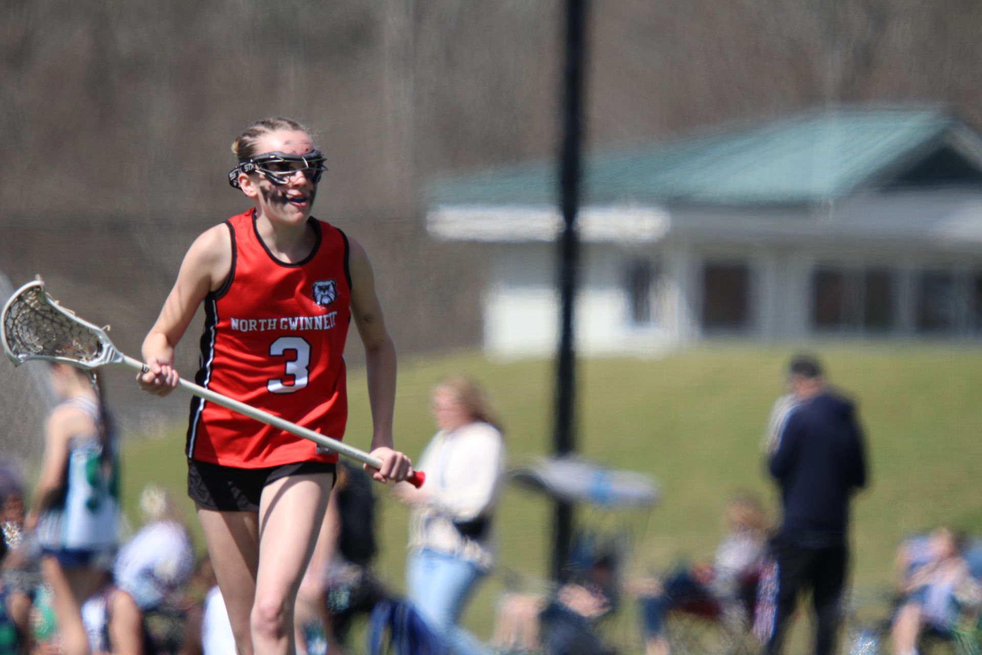 Girls lacrosse practice