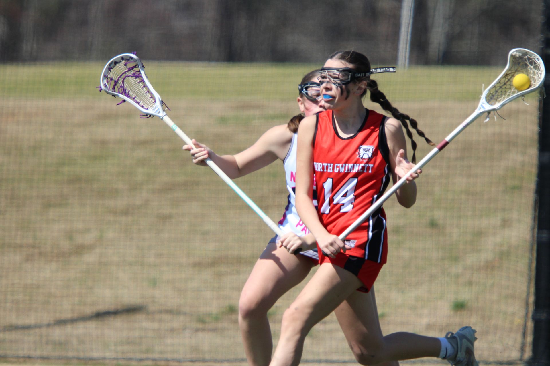 Girls lacrosse player