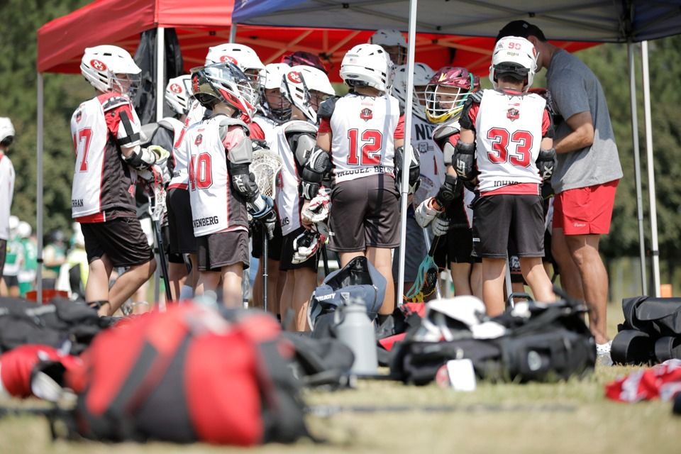 Boys lacrosse player