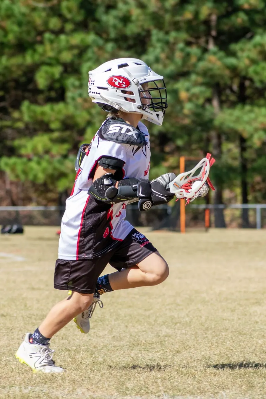 NGLA player wearing lacrosse gear