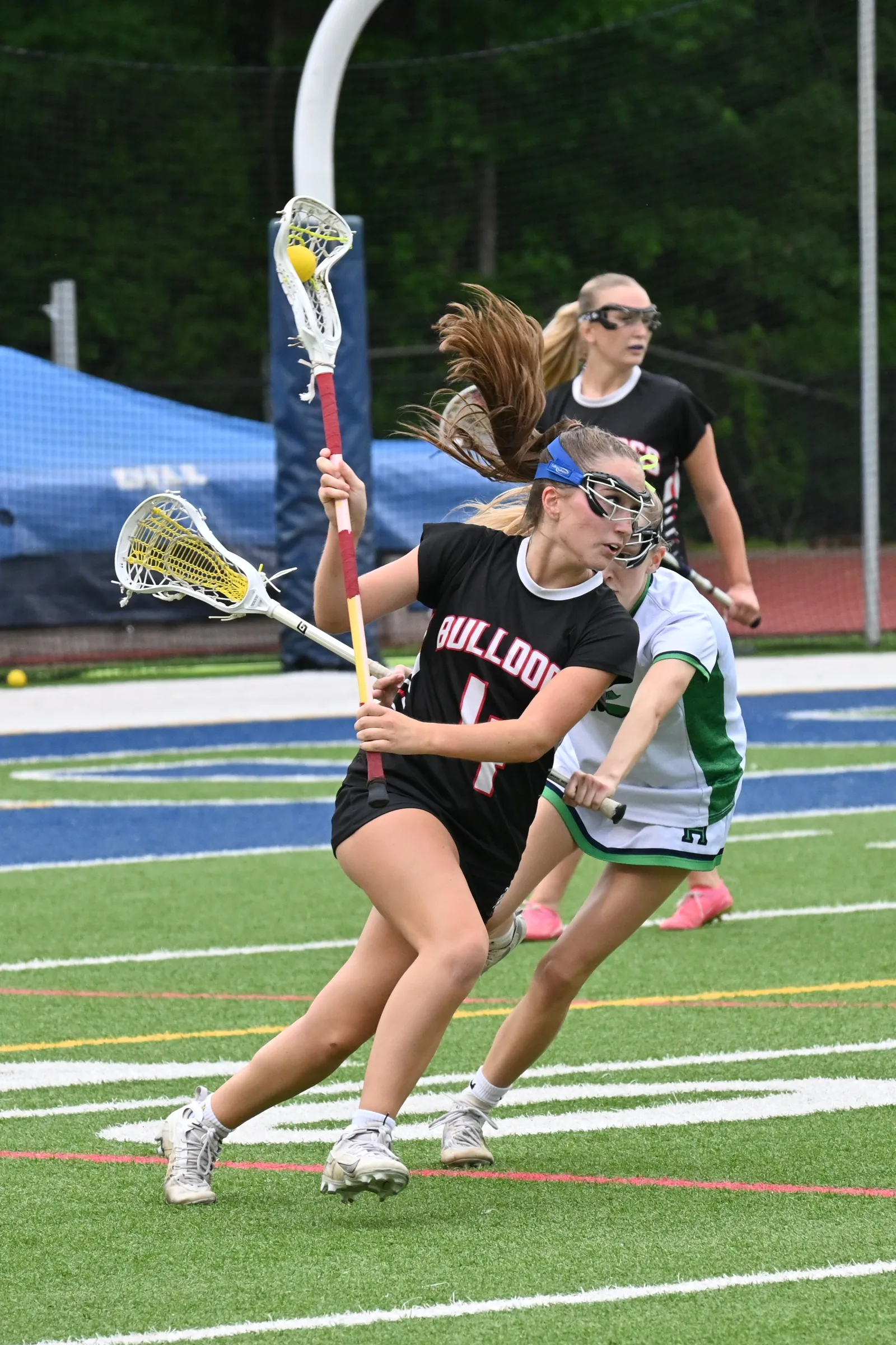 North Gwinnett girls competing for the ball